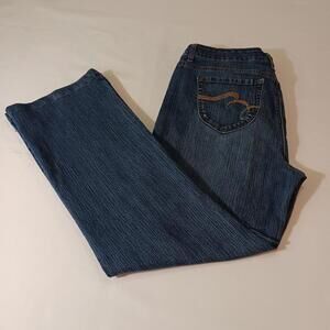 Nine West Jeans Denim Women's Size 14/31 Blue High Rise Cotton Blend (34×28)